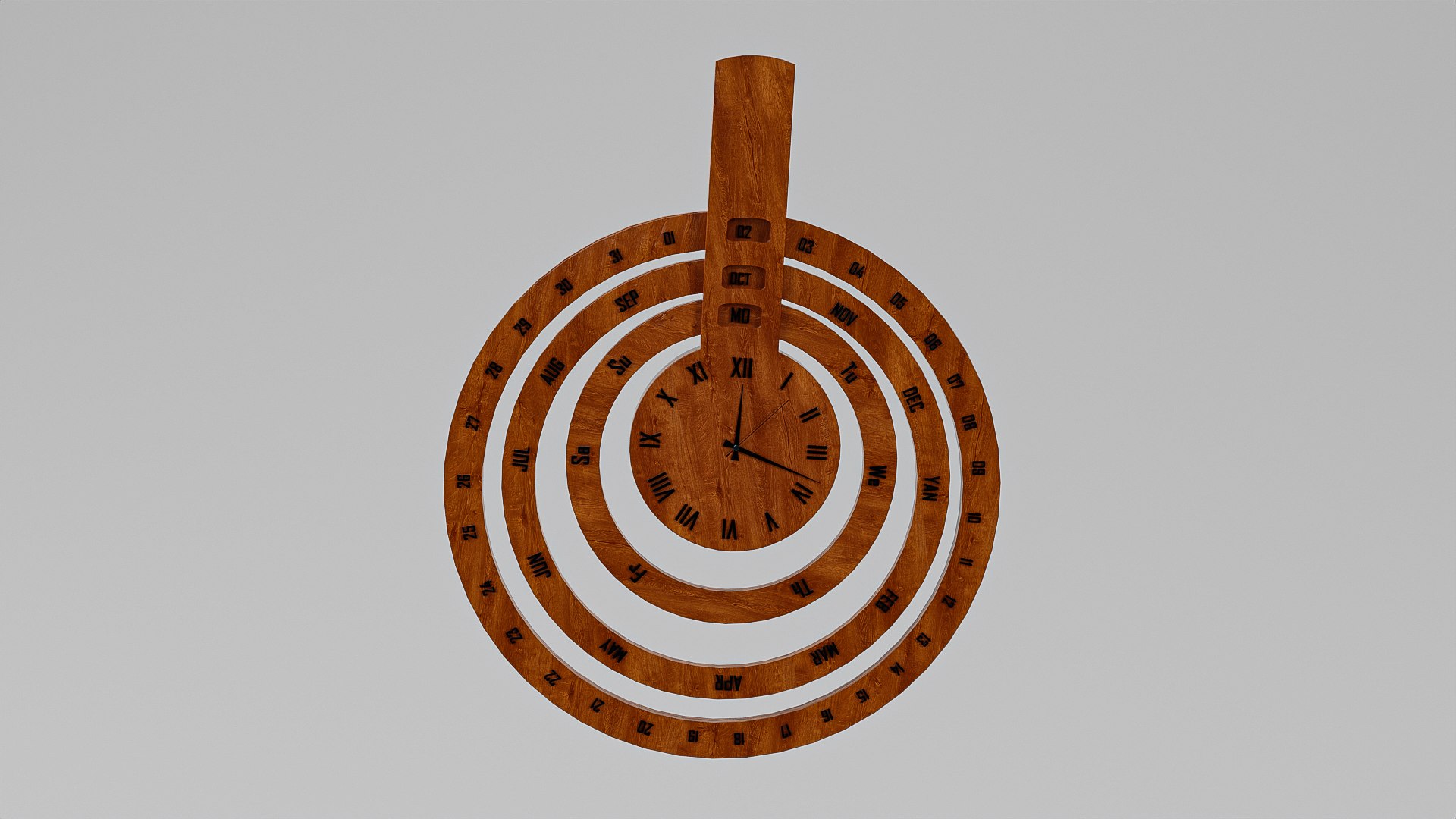 Wall Clock 3D Model - TurboSquid 2114303