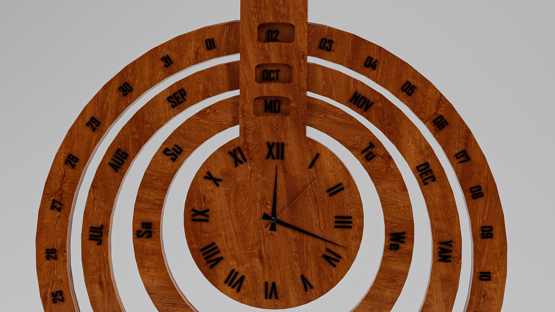 Wall Clock 3D Model - TurboSquid 2114303