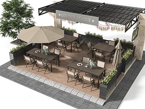 Camping Patio Furniture Outdoor Table and Chairs Beach Umbrella