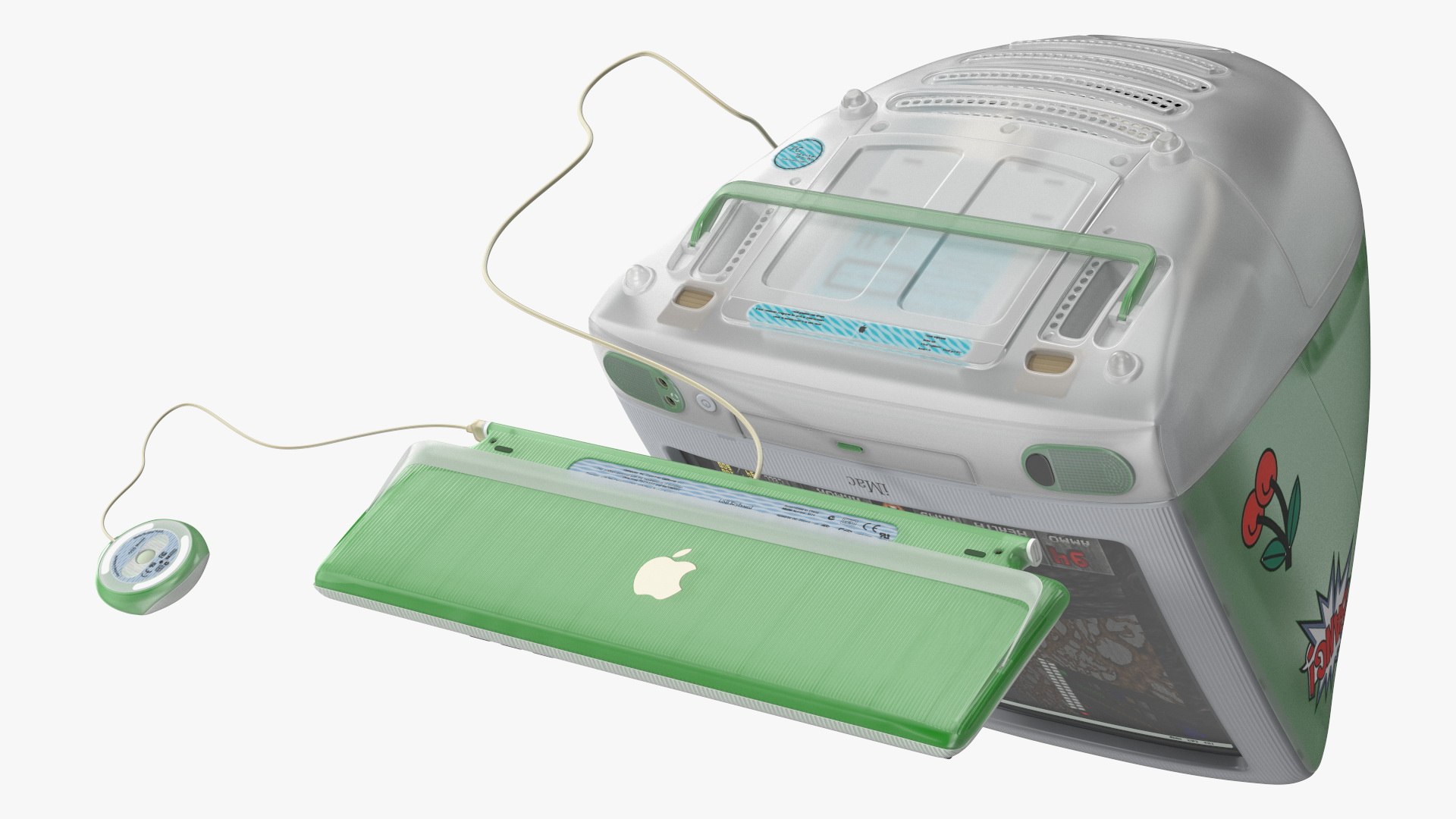 3D model Apple iMac 1998 Green with Stickers https://p.turbosquid.com/ts-thumb/Ym/z5E9BS/Kl/apple_imac_1998_green_with_with_stickers_016/jpg/1743031680/1920x1080/fit_q87/52eabc5bb423d40e6fc1ea09be2f86131d8cc649/apple_imac_1998_green_with_with_stickers_016.jpg