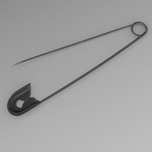 safety pin 3d lwo