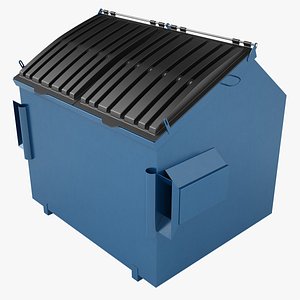 Garbage Steel Container 03 3D model