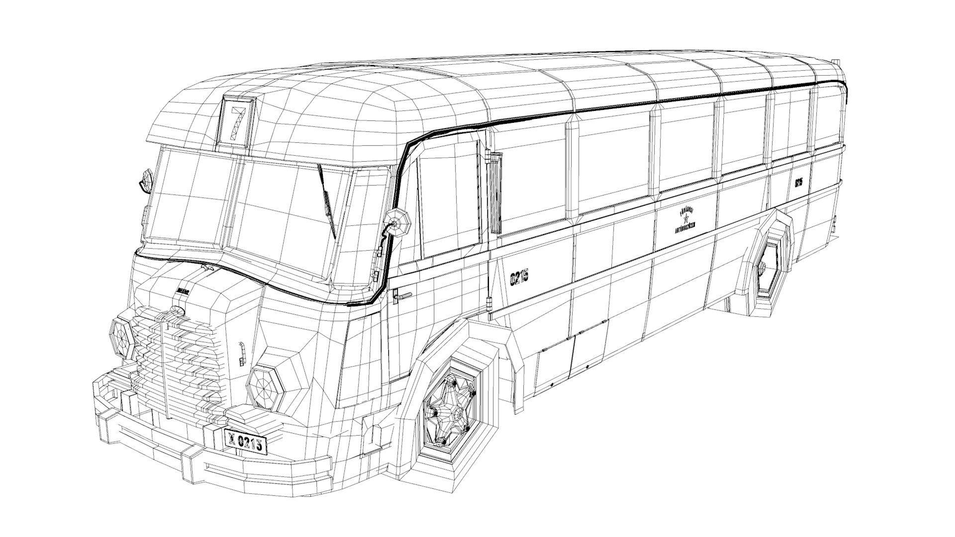 Ikarus 30 Hungarian City Bus 1951 3D model - TurboSquid 1904436