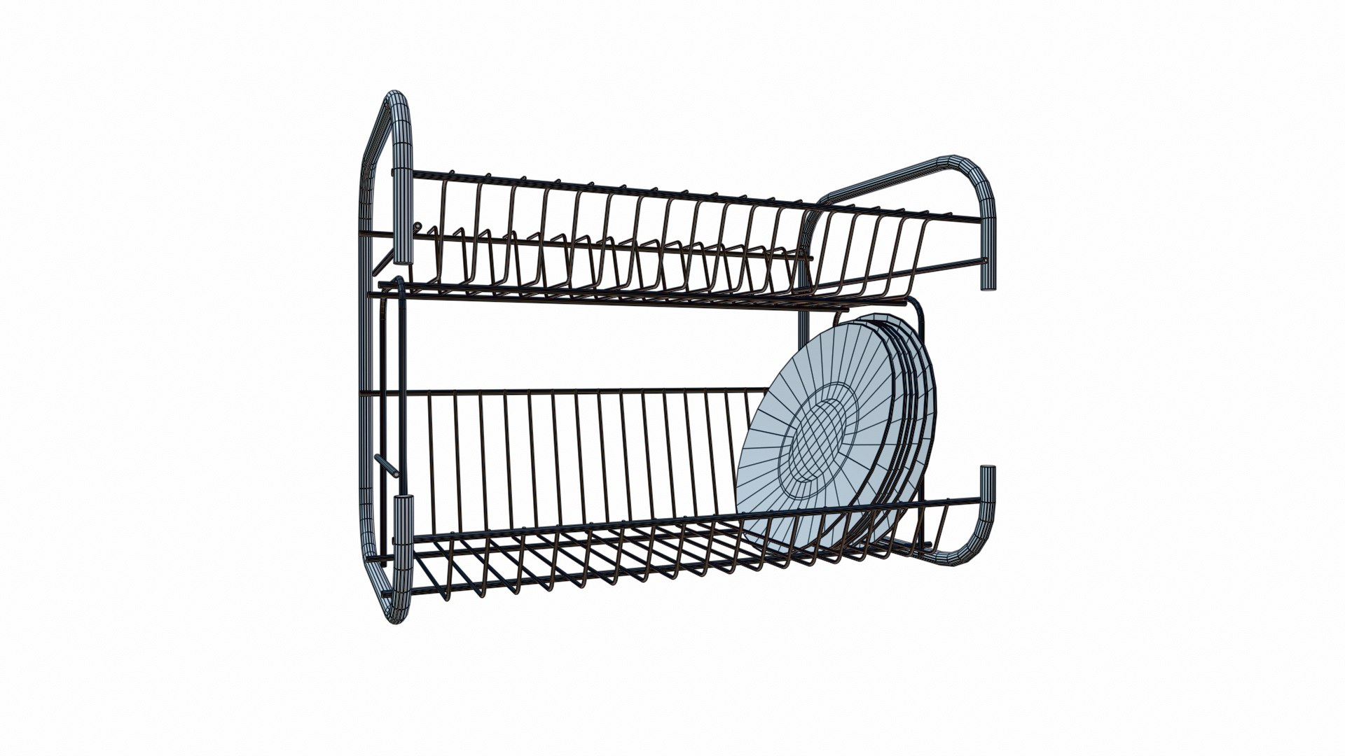 Plate Rack 3D model - TurboSquid 2107321