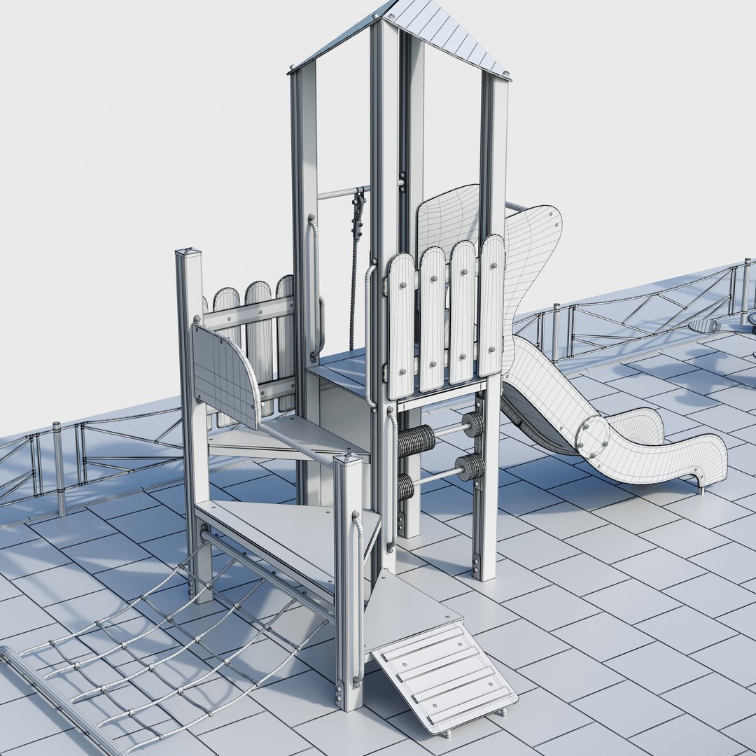 Children Playground Model - TurboSquid 1634217