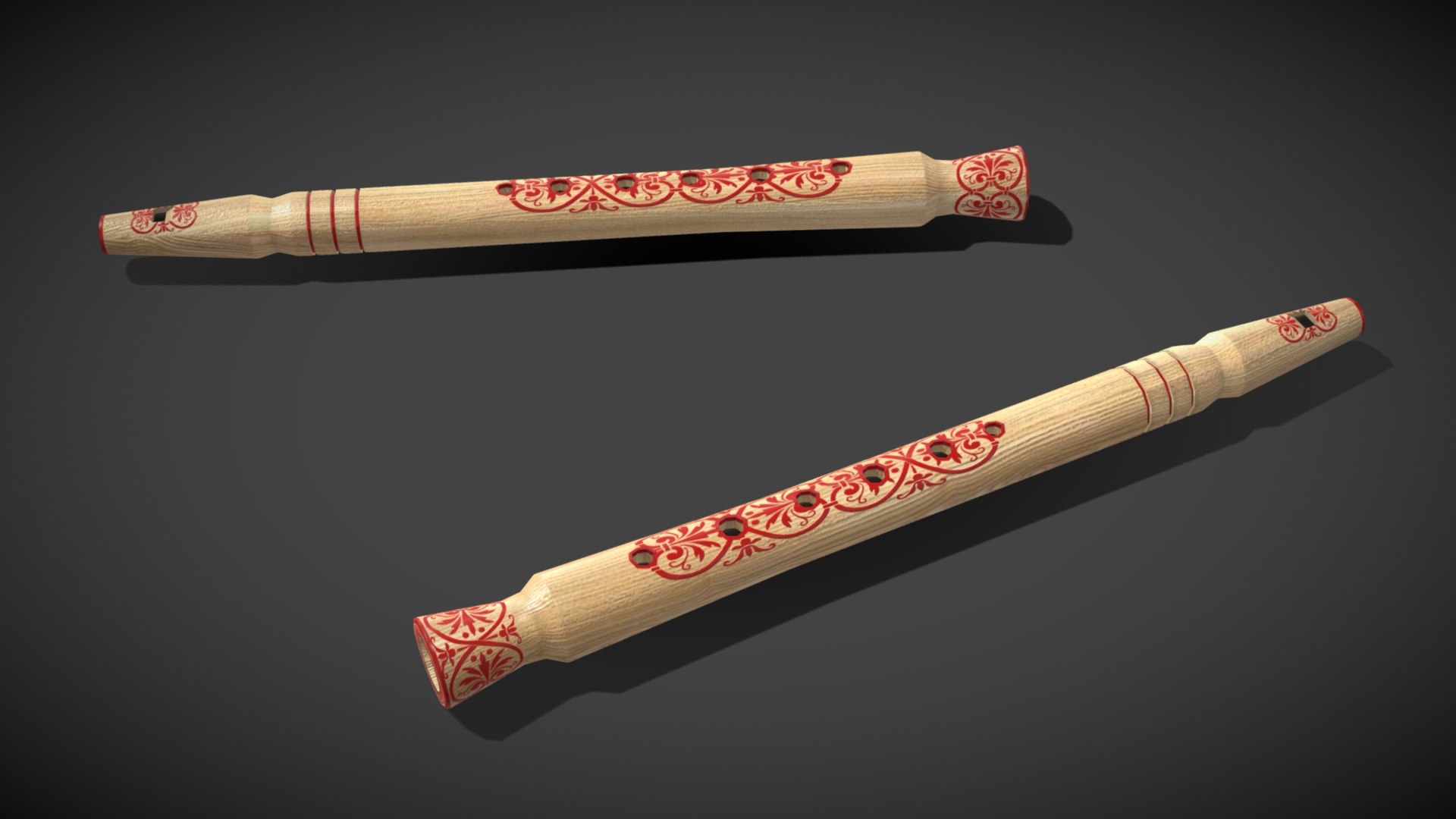 Sopilka Music Instrument 3D Model - TurboSquid 1503490