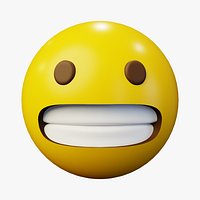Grimacing Face Emoticon Emoji or Smiley
