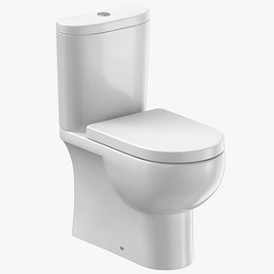 Contemporary Toilet Closed