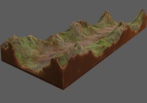 3D Terrain V03 model