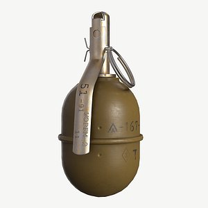 Grenade RGD-5 Game Ready PBR