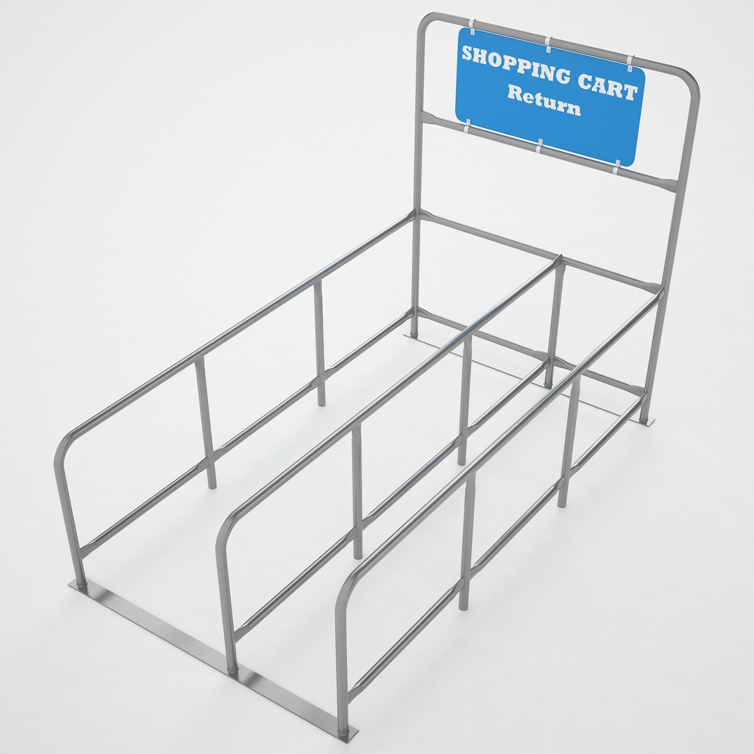 Shopping Cart Return 11 Model TurboSquid 2033832