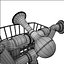classic tricycle 3d model