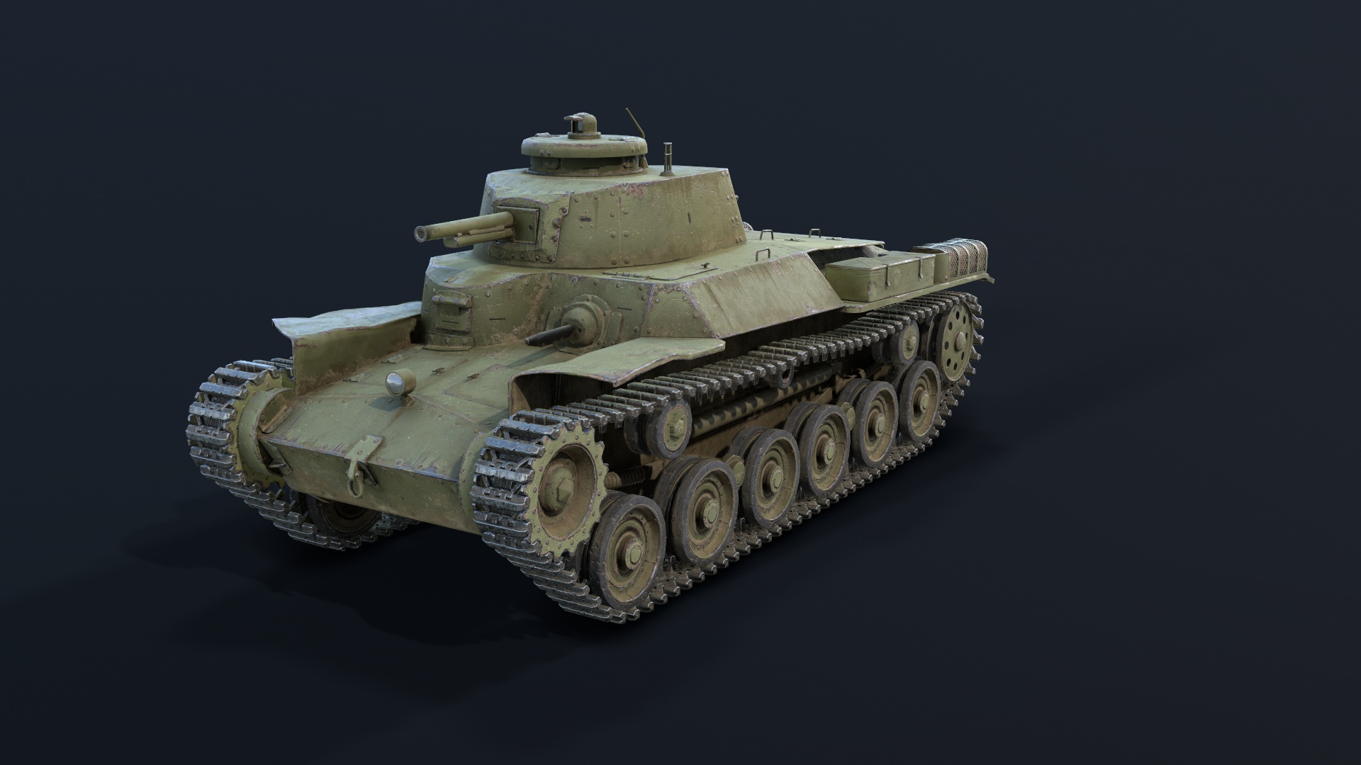 Type 97 Chi-ha 3D - TurboSquid 1678870