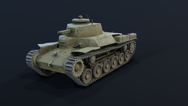 Type 97 chi-ha 3D - TurboSquid 1678870