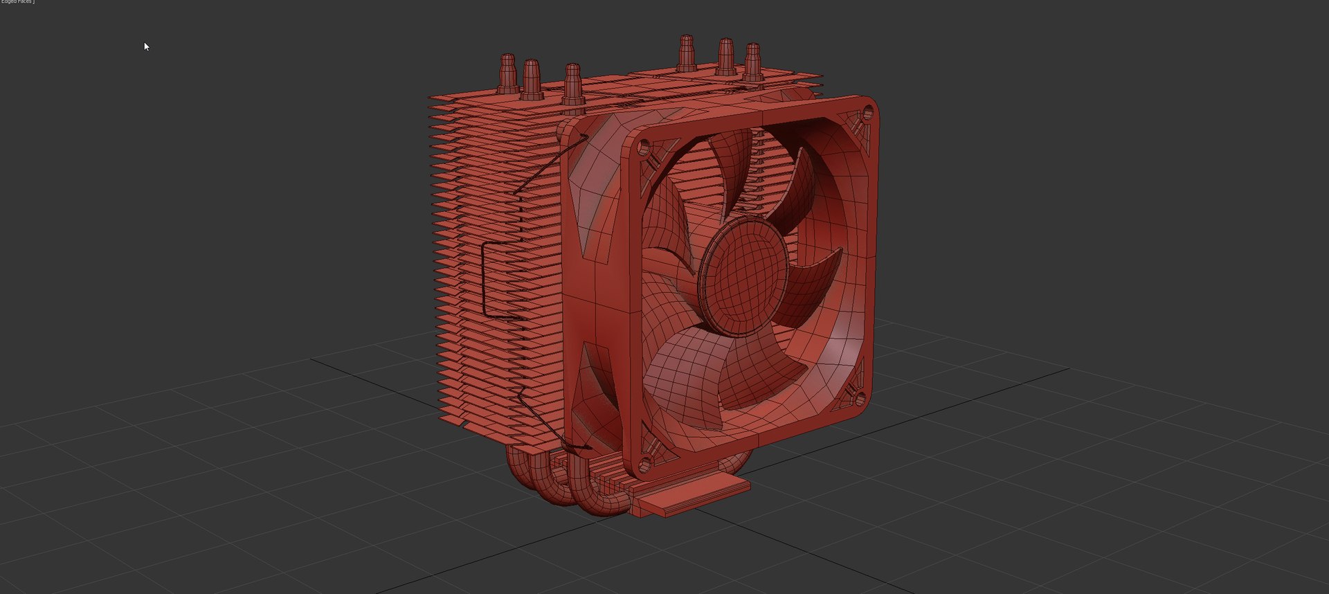 CPU Cooler Model - TurboSquid 1885552