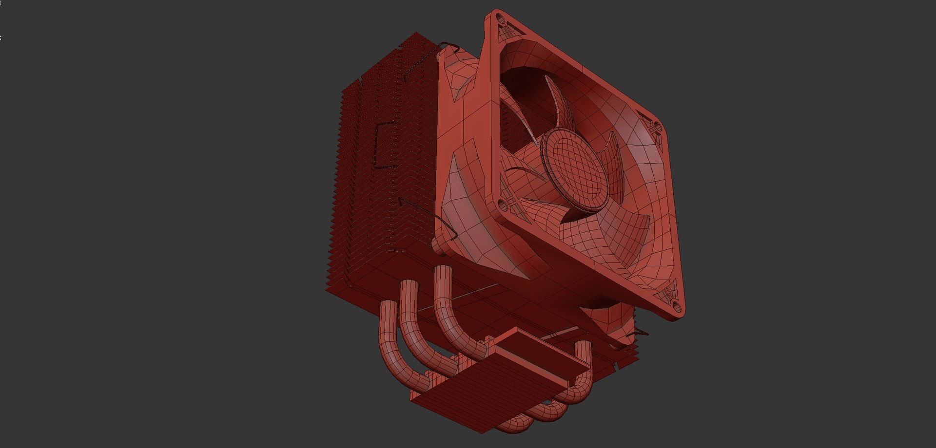 CPU Cooler Model - TurboSquid 1885552