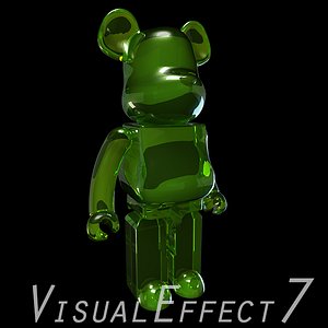 Green Coolastic BearBrick