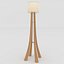 Wood Lamp Stand