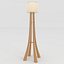 Wood Lamp Stand
