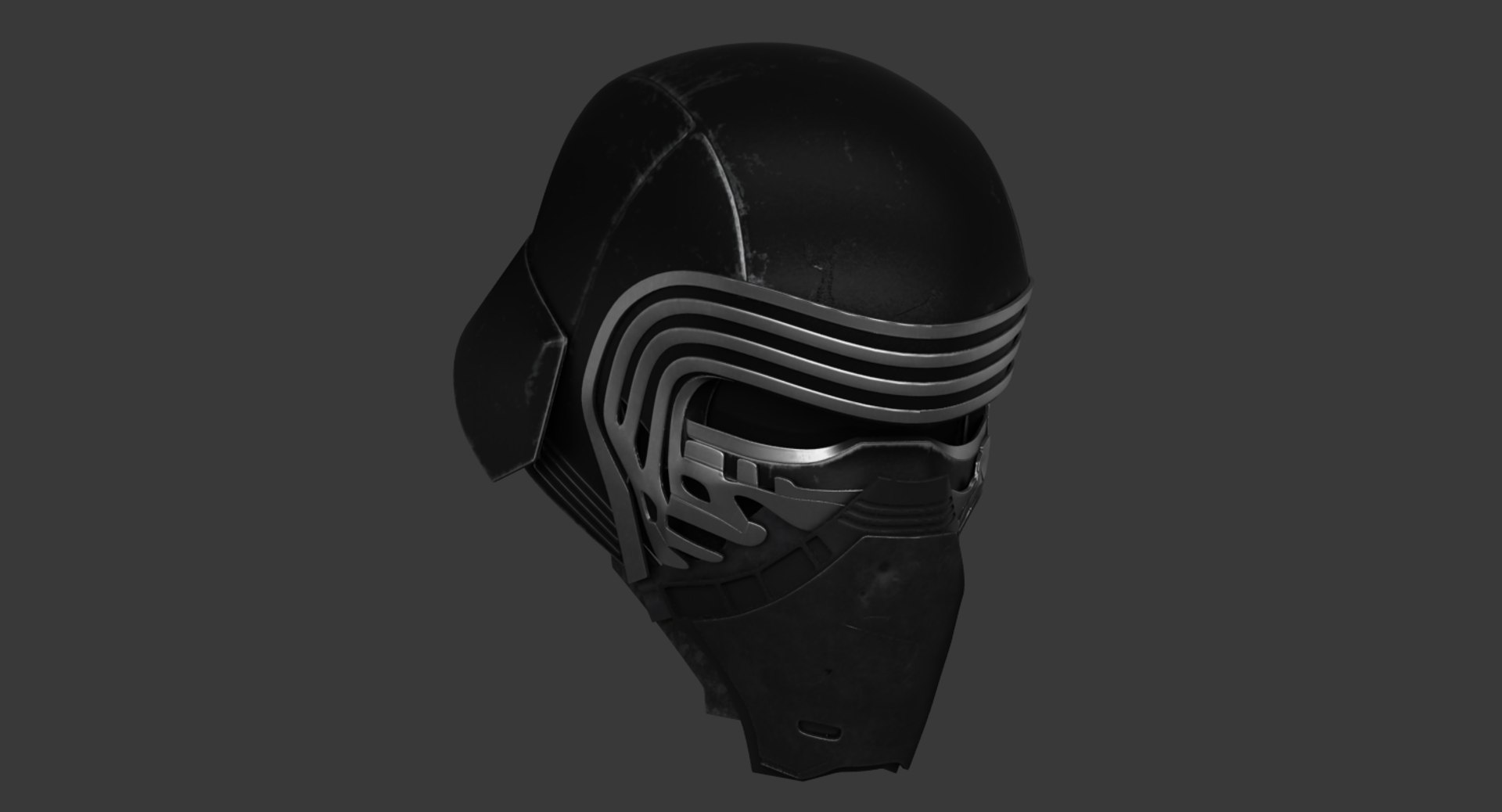 3ds kylo ren helmet