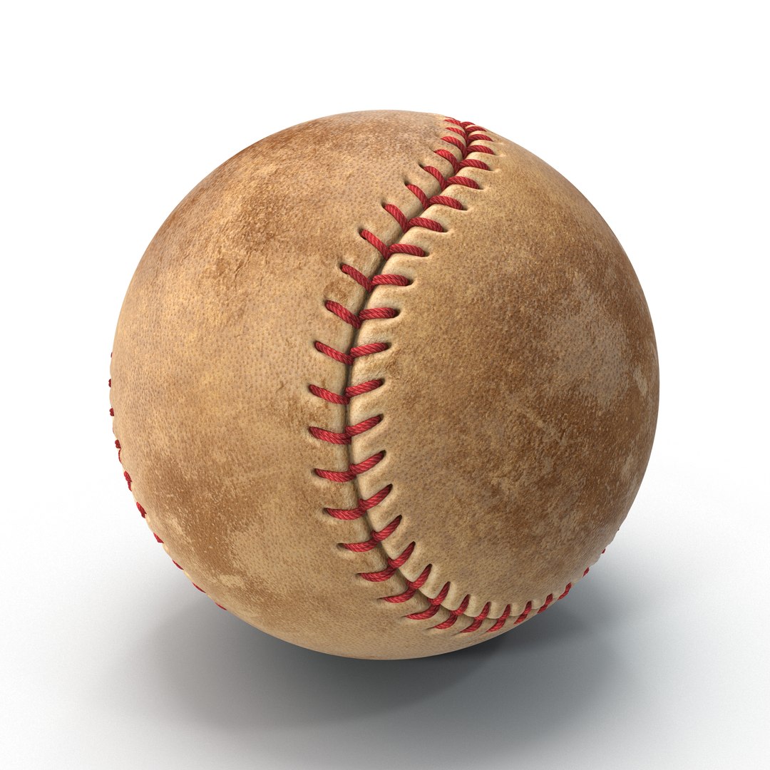 Baseball Ball 3D model preview
