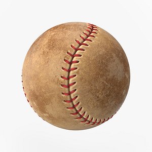 3d baseball ball