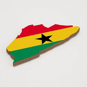 Accra Capital of Ghana 3D Map 3D