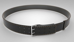 belt modeled 3D model