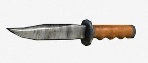 Low-poly knife