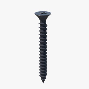 3D model screw drywall