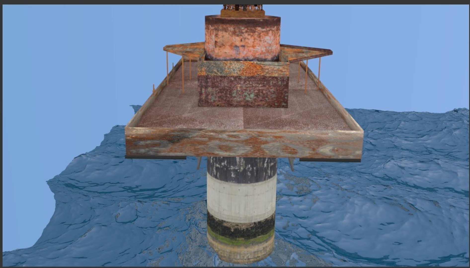 Free Maunsell Forts 3d Model