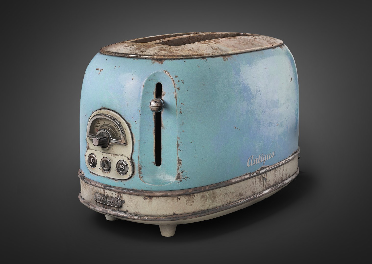 Rusted Arielo Retro Vintage Kitchen Toaster Da1 3D Model - TurboSquid ...