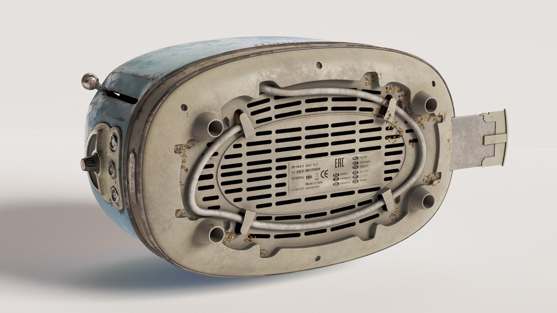 Rusted Arielo Retro Vintage Kitchen Toaster Da1 3D Model - TurboSquid ...