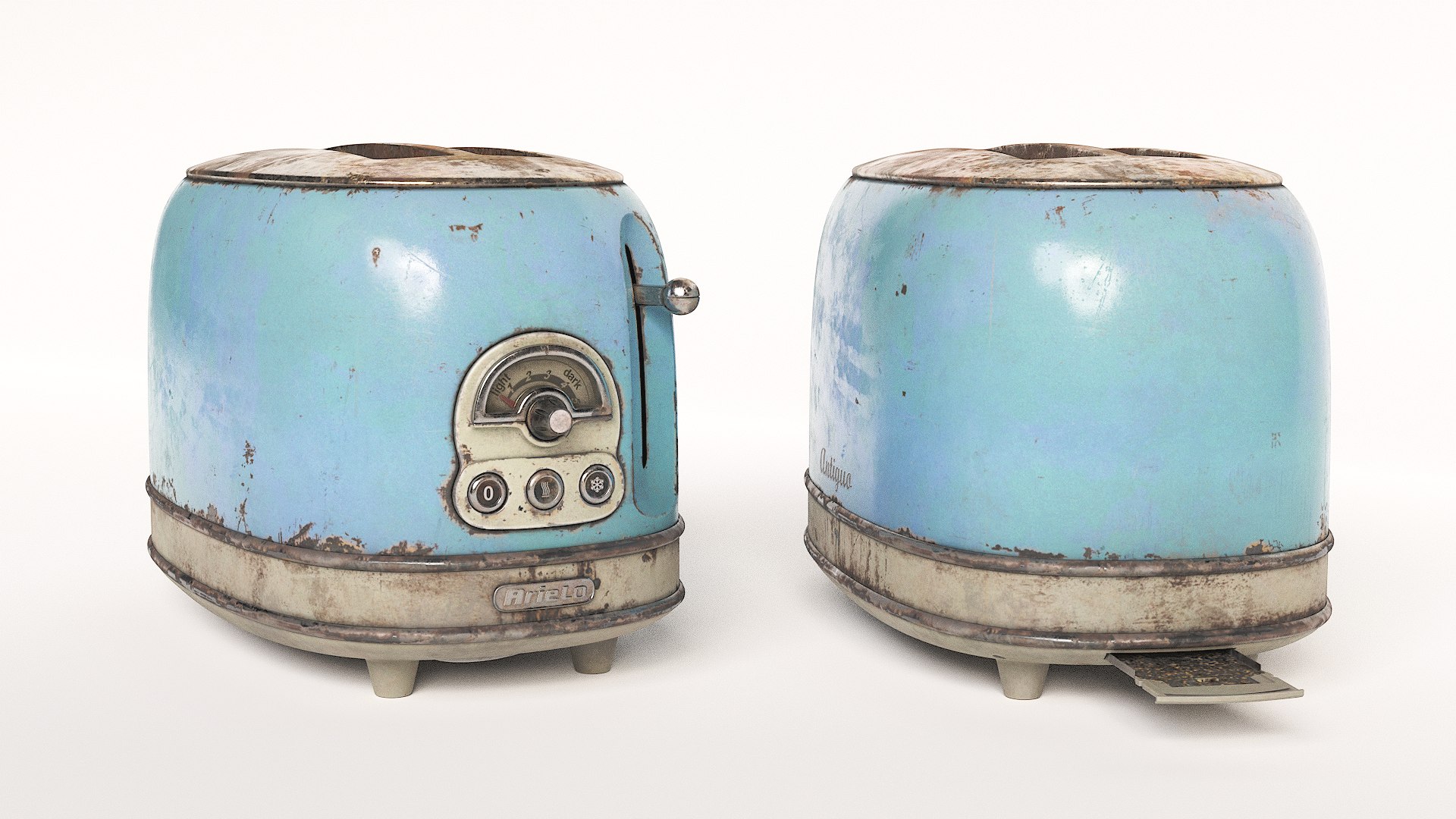 Rusted Arielo Retro Vintage Kitchen Toaster Da1 3D Model - TurboSquid ...