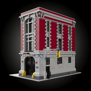 Lego 75827 Firehouse Headquarters 3D model