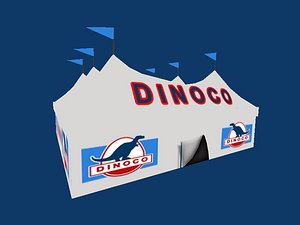 dinoco tent 3d blend