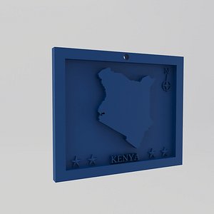 Kenya Map Print