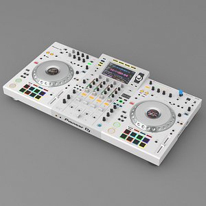 3D Professional DJ system Black Pioneer XDJ-XZ-W model
