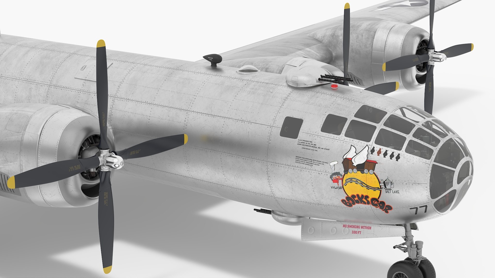 Boeing B-29 Bockscar 3D Model - TurboSquid 2378852