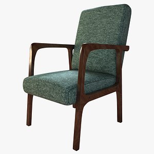 70s armchair 3D