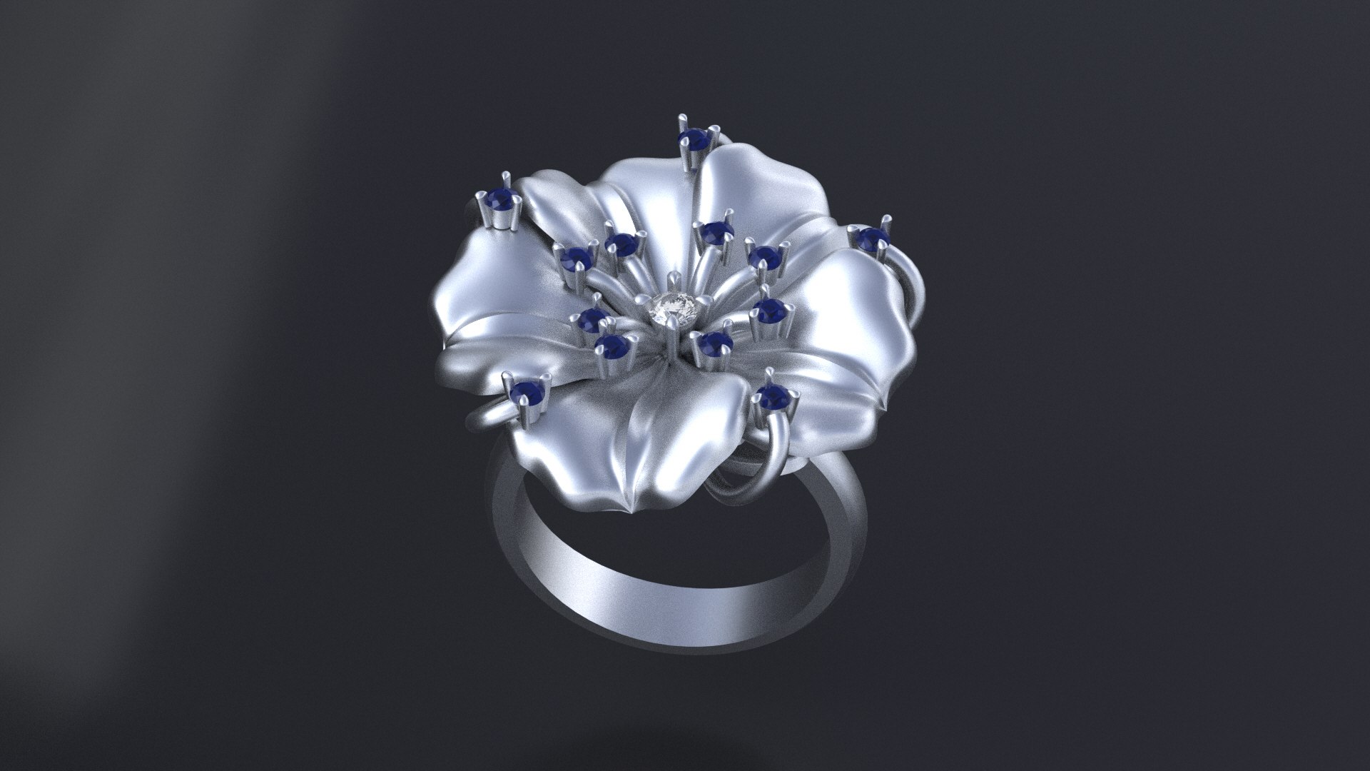 Designer Ring With Transform-flower For Cnc Or 3D Print Model 3D Model ...