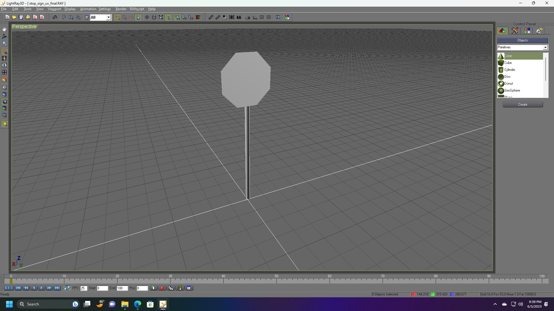 Stop Sign Low Poly 3d Game Ready 3D Model - TurboSquid 2079899