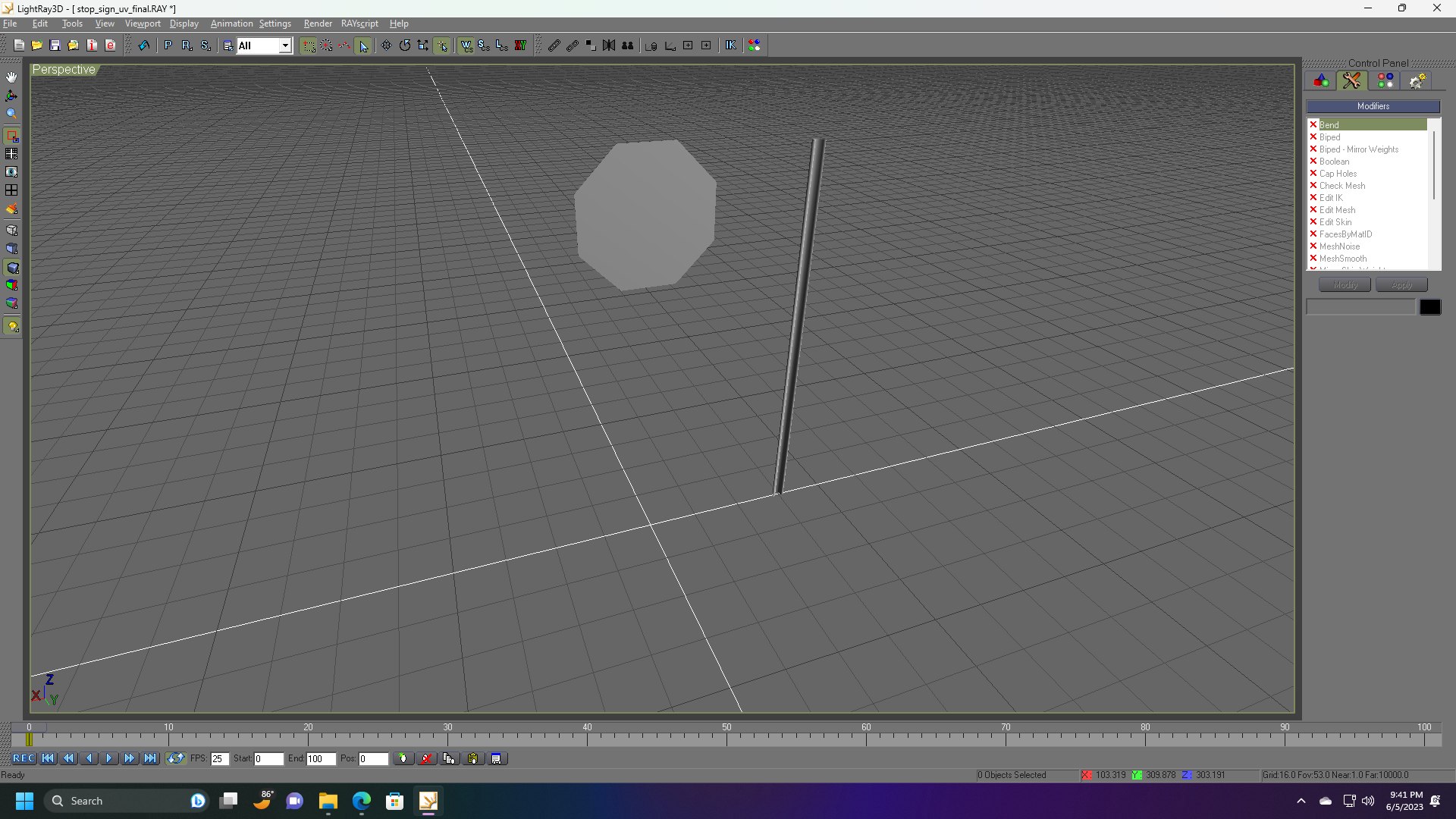 Stop Sign Low Poly 3d Game Ready 3D Model - TurboSquid 2079899