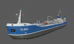 small tanker 3D model