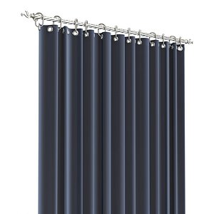 3D model Cornice Classic Curtain 01 Chrome