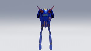 3D model Robot mech Santinel 3D model
