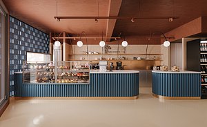 modern coffee 3D model