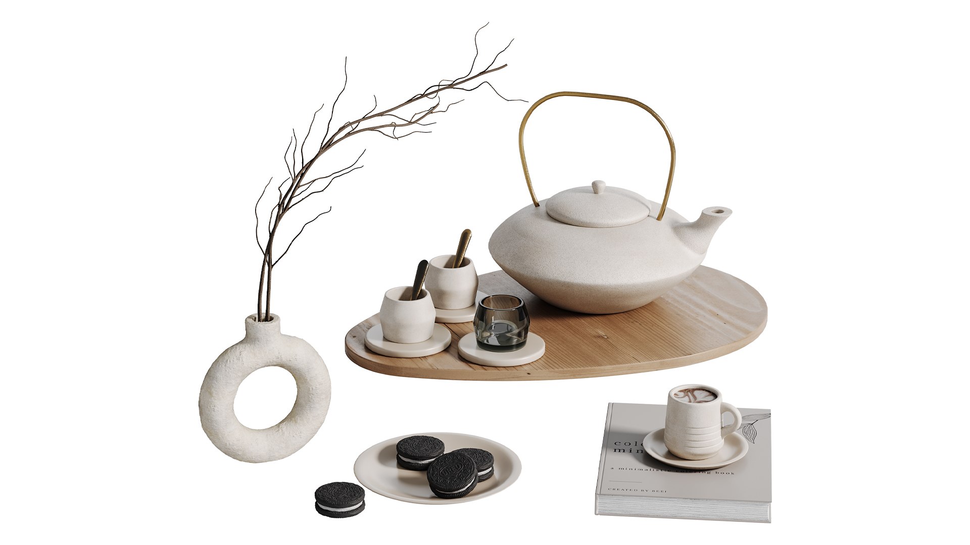 Decorative SET 03 3D Model - TurboSquid 2380676