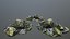 3D forest rocks model