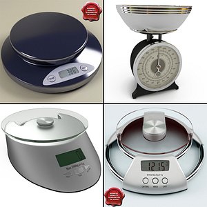 3d kitchen scales model